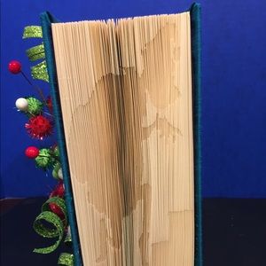 Christmas Grinch theme folded book
